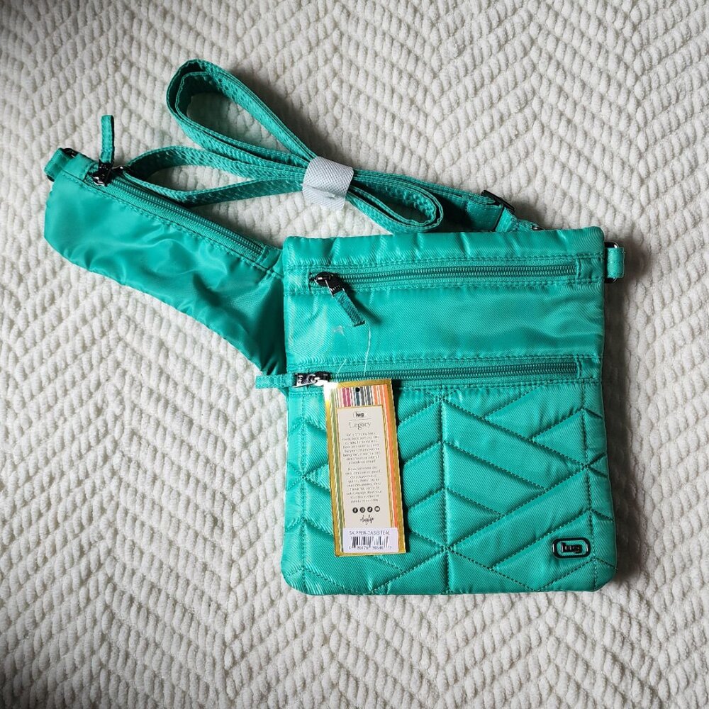 LUG Legacy Collection Skipper Crossbody Bag - Oasis Teal - Picture 2 of 4